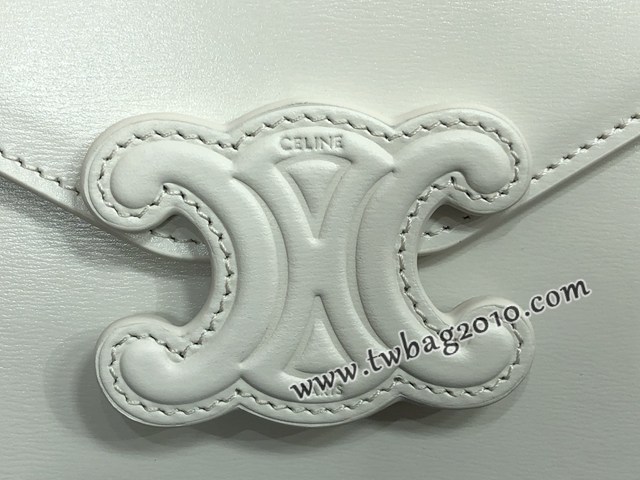 Celine專櫃2023新款CUIR TRIOMPHE斜挎女包 賽琳新品WOC鏈條皮革信封包 10J733 sldj2285